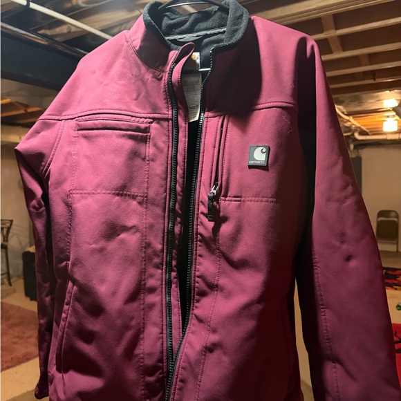 Carhartt Women's Deep Red Utility Jacket - Picture 2 of 5